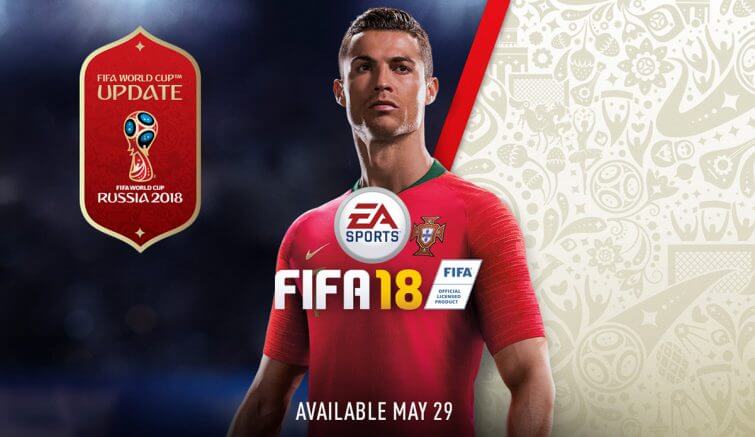 FIFA 18 World Cup, l'update disponibile dal 29 maggio