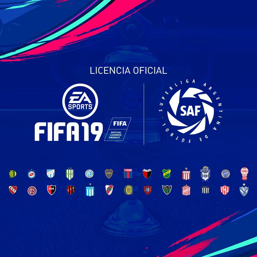 Licenza ufficiale del campionato argentino in FIFA 19