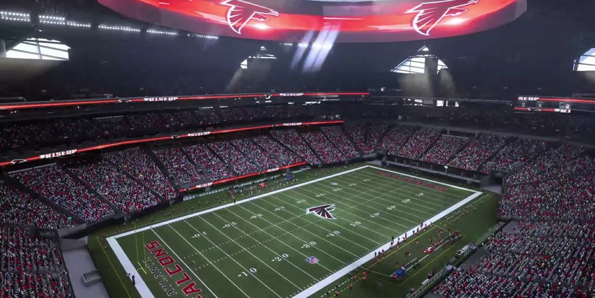 Mercedes-Benz Stadium dove gioca l'Atlanta Falcons della NFL