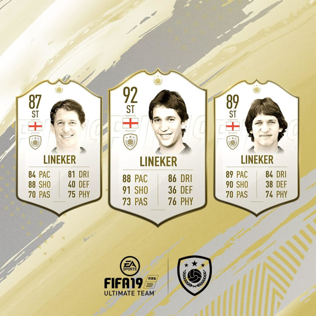 Lineker icona in FIFA 19 #ClassOf19