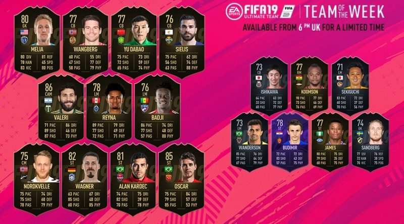 TOTW 41 - FIFA 19 L'ultimo Team of the Week