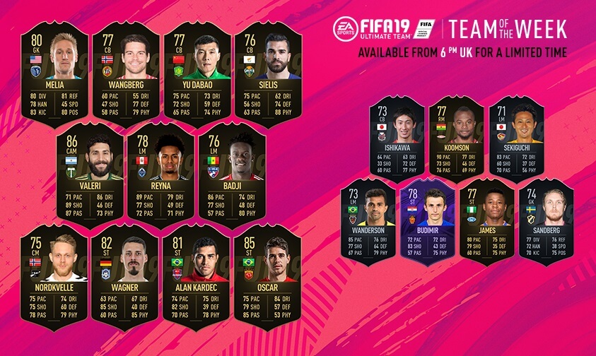 TOTW 41 - FIFA 19 L'ultimo Team of the Week