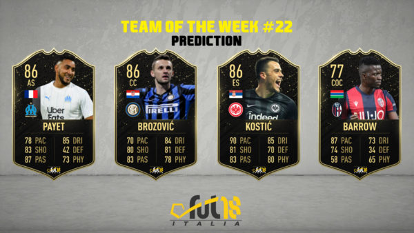 FIFA 20 - TOTW 22, prediction della Squadra della ...