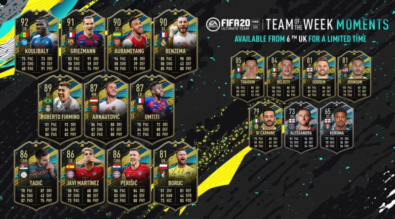 FIFA 20: Team of the Week Moments 6