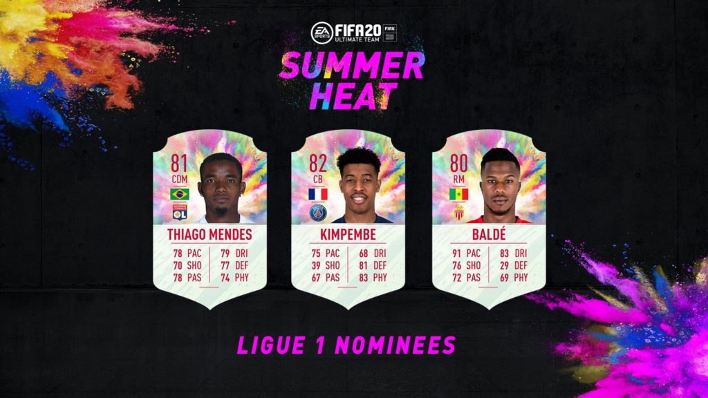FIFA 20: candidati alla votazione Summer Heat della Ligue 1