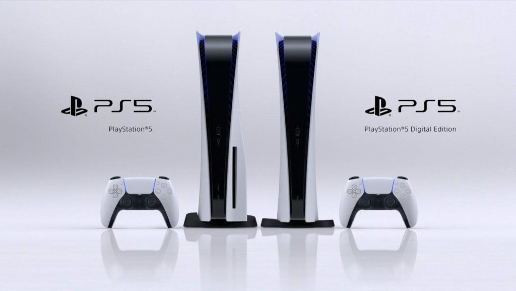PlayStation 5 e PS5 digital edition design ufficiale
