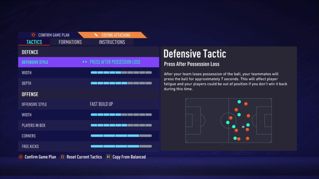 FIFA 21: PRO Club tactics improvements