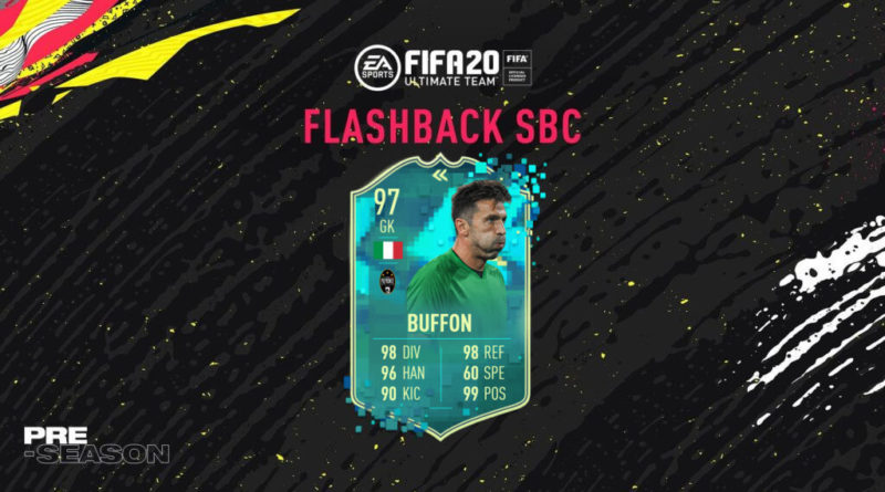 FIFA 20: Gigi Buffon flashback SBC