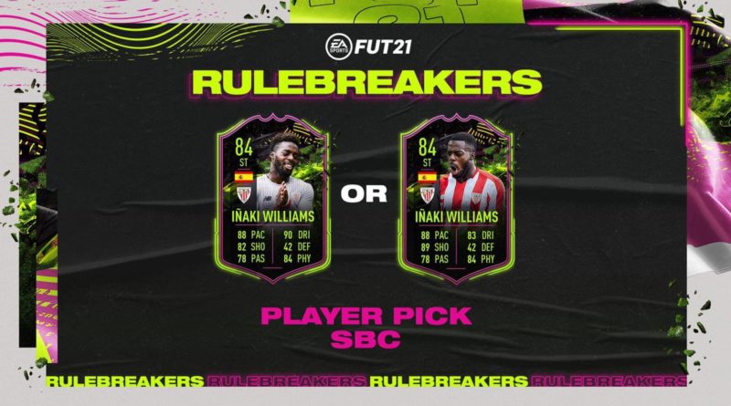 FIFA 21: Inaki Williams RuleBreakers SBC