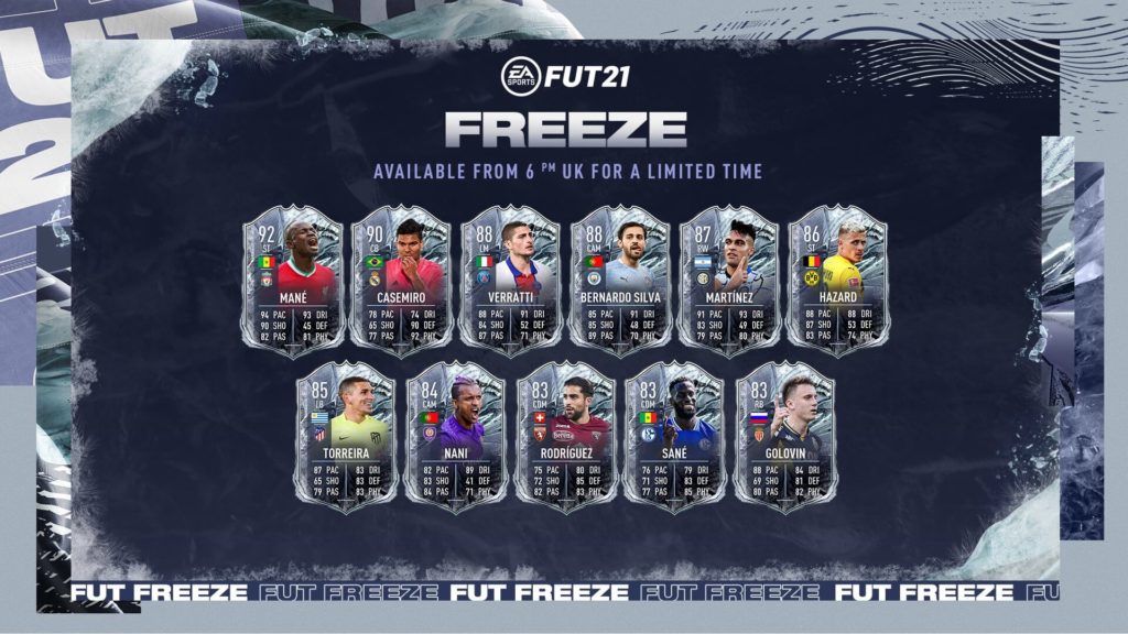 FIFA 21: FUT Freeze team