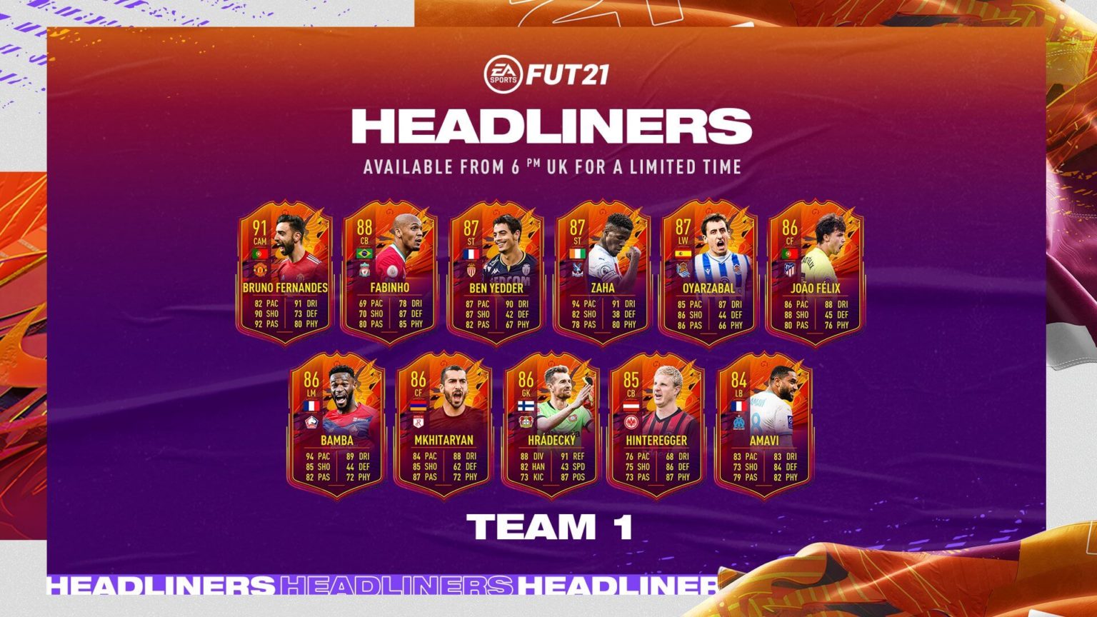 FIFA 21 Headliners: Protagonisti team 1 e 2 disponibili in ...