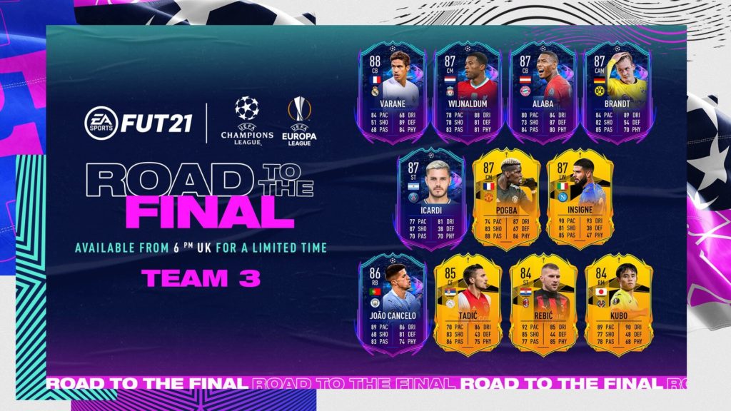 FIFA 21 RTTF 3: Road to the Final team 3