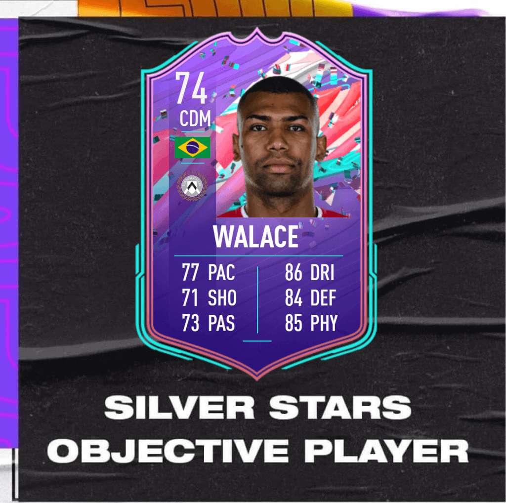 FIFA 21: Walace TOTW 28 silver stars player objective