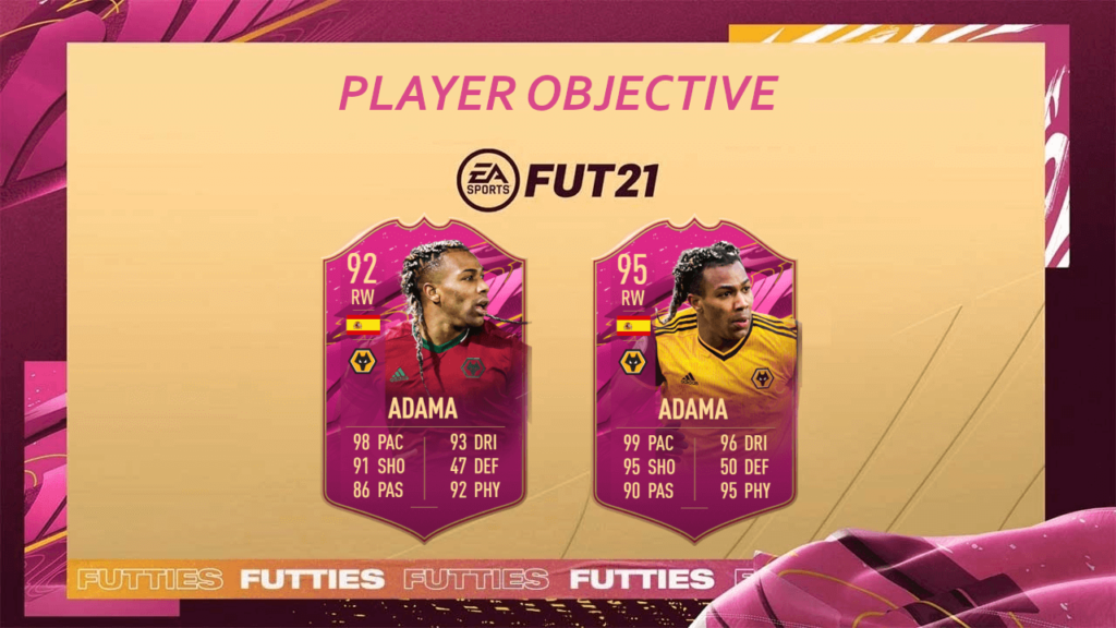 FIFA 21: Adama Traore Futties player objective