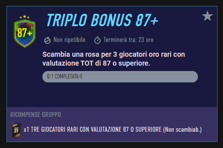 FIFA 21: SCR triplo bonus 87+