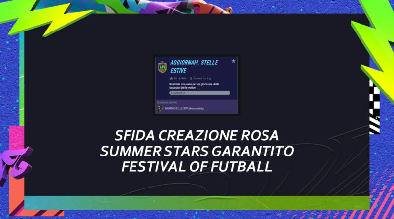FIFA 21: sfida creazione rosa Summer Stars garantito team 1