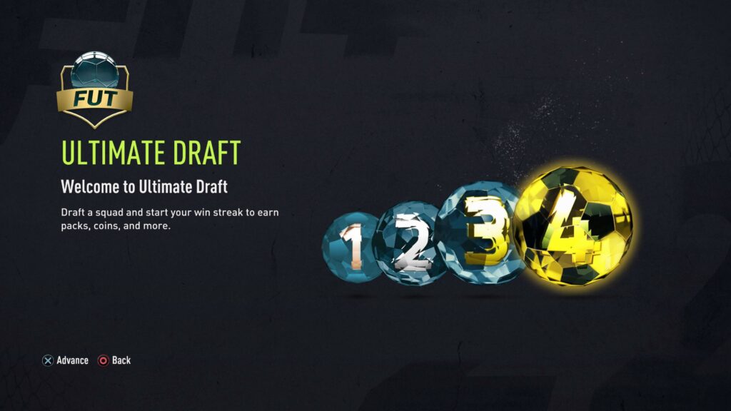 FIFA 22: Ultimate Draft numero partite