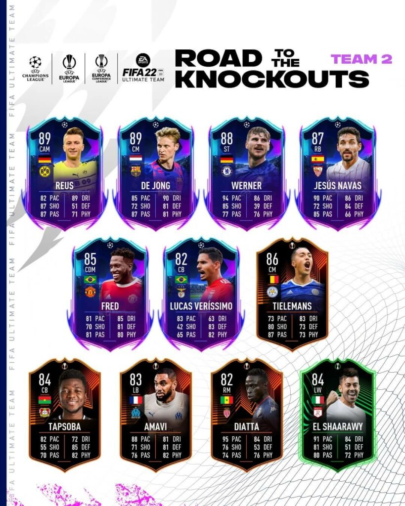 FIFA 22: Road to the Knockouts team 2