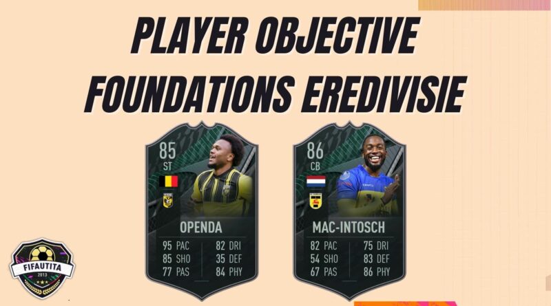 FIFA 22: Eredivisie foundations players objective