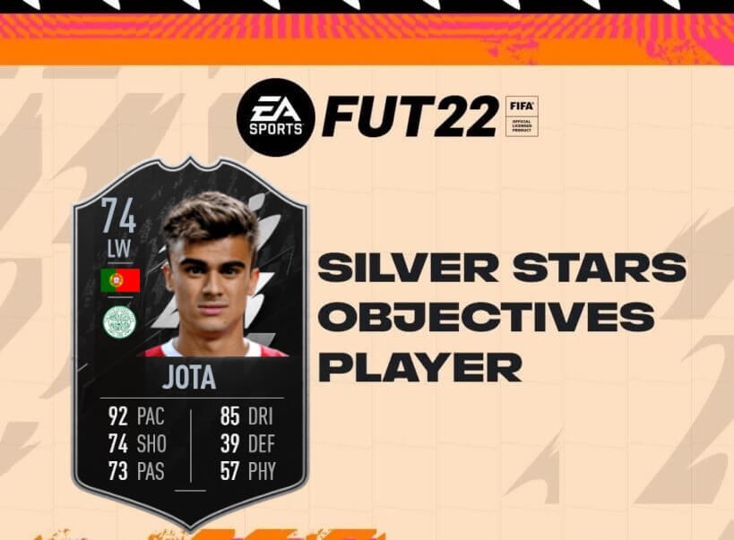 FIFA 22: Jota TOTW 8 Silver Stars player objective