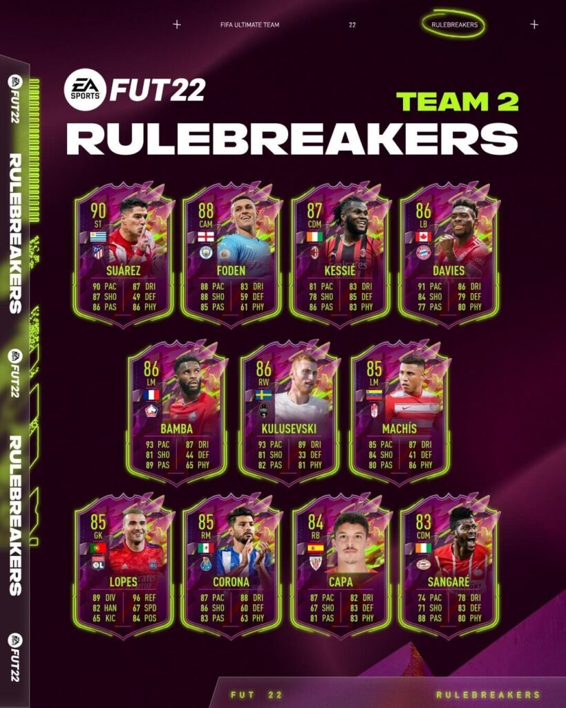 FIFA 22: RuleBreakers team 2