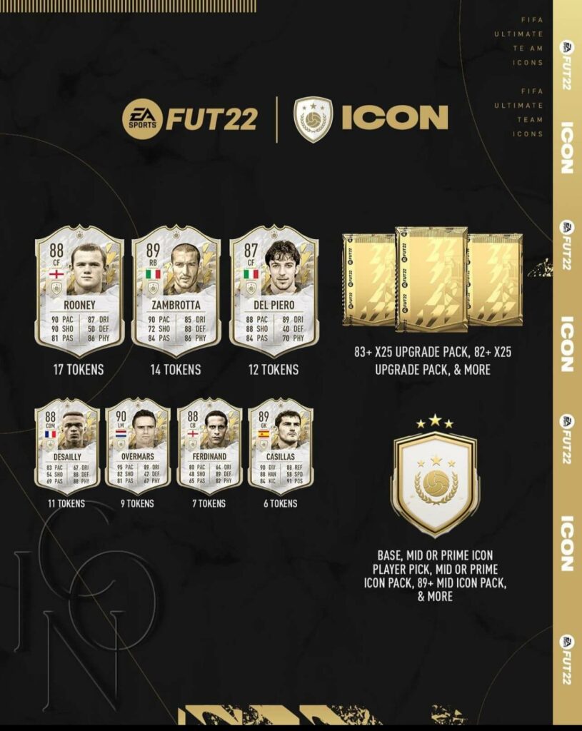 FIFA 22: premi Icon Swap SET 1