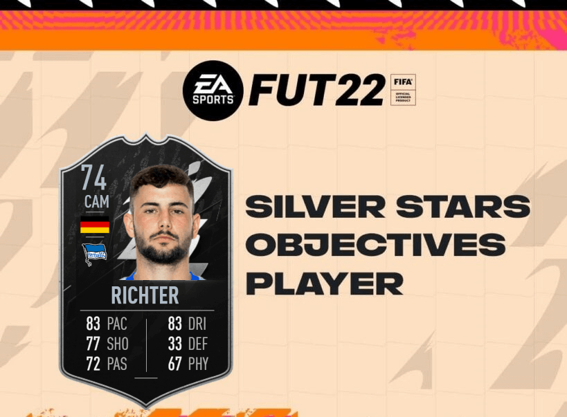FIFA 22: Richter TOTW 14 Silver Star player objective