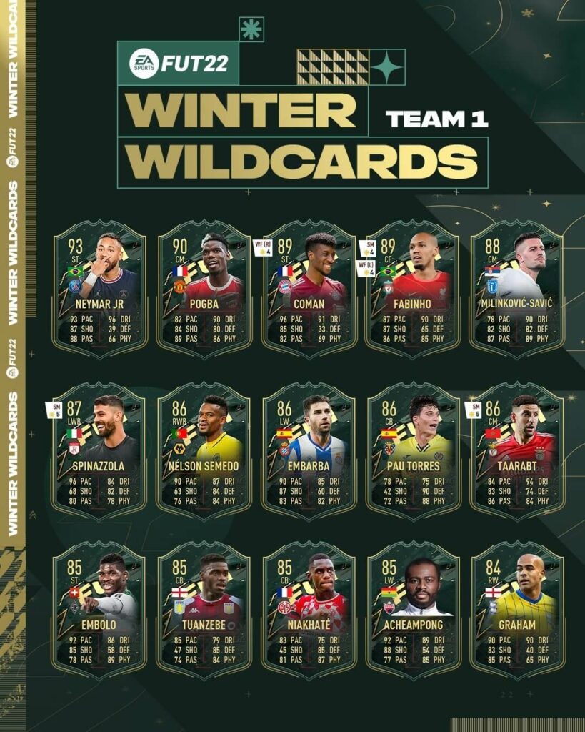 FIFA 22: Winter Wildcards team 1