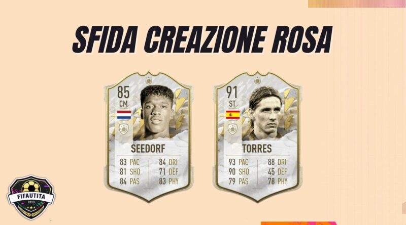 FIFA 22: Seedorf baby e Fernando Torres prime icon SBC