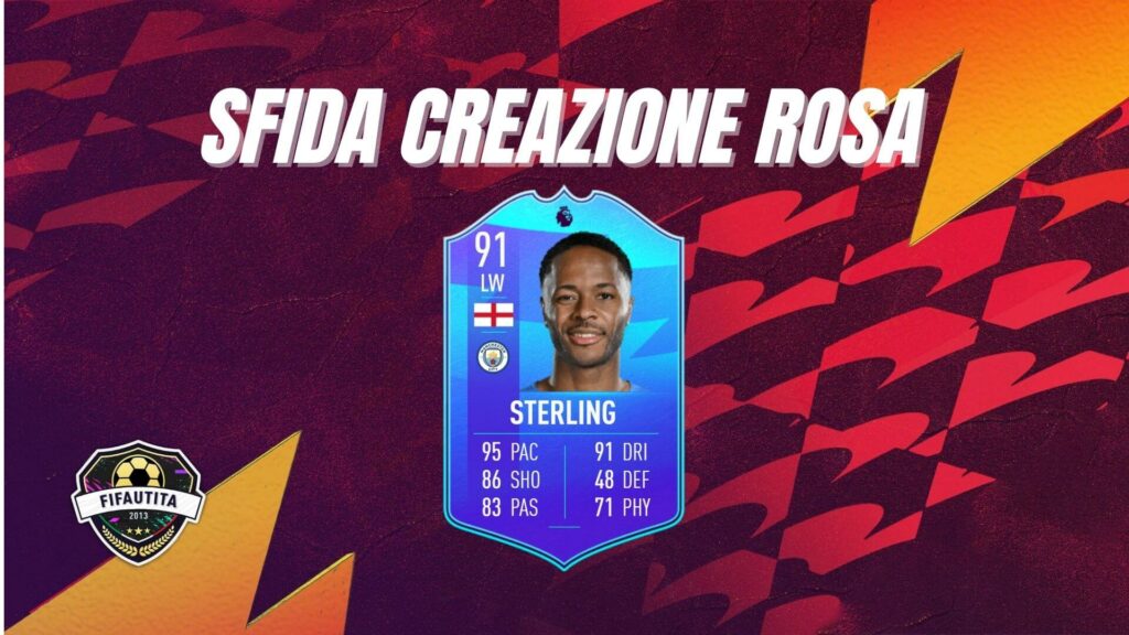 FIFA 22: sfida creazione rosa Sterling POTM