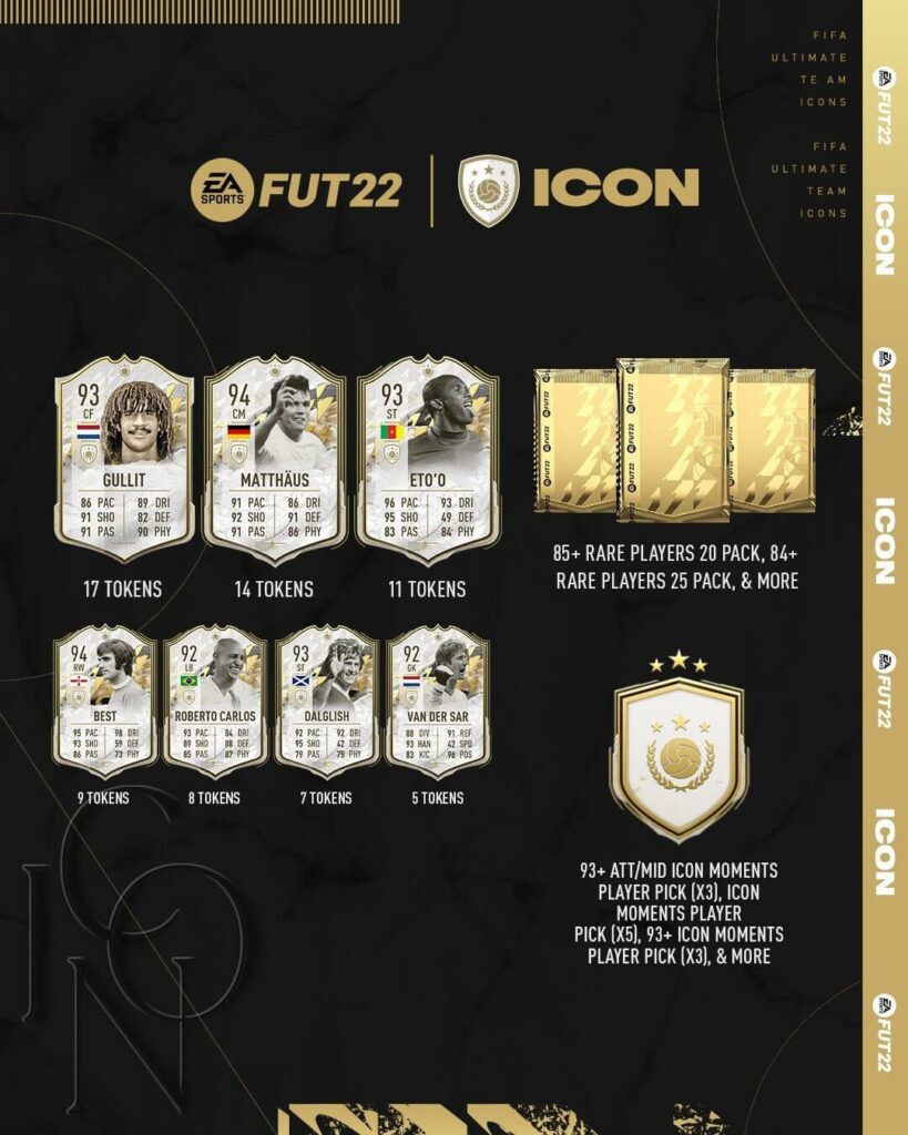 FIFA 22: premi Icon Swap SET 3