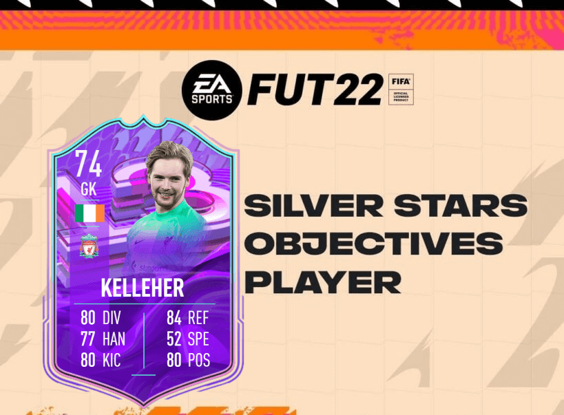 FIFA 22: Kelleher TOTW 26 Silver Stars player objective