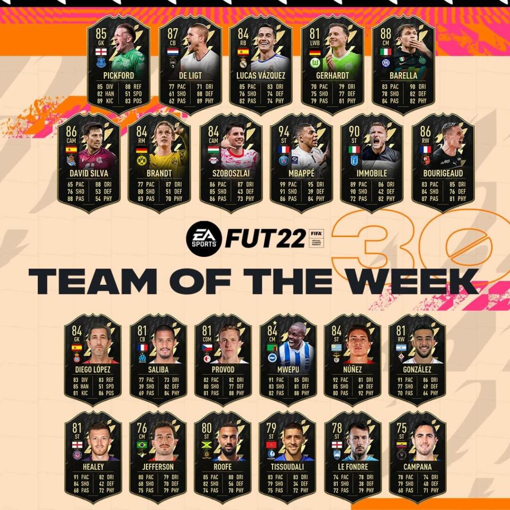 FIFA 22: Team of the Week 30