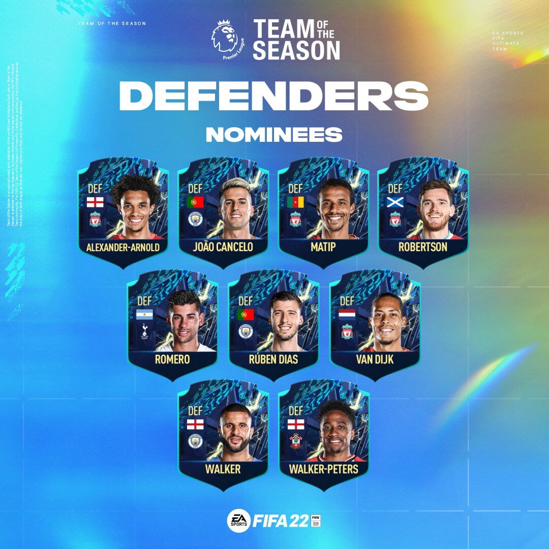 FIFA 22 TOTS Squadra della Stagione Premier League