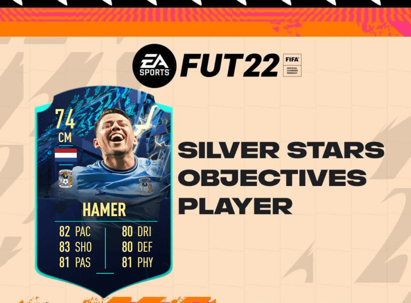 FIFA 22: Hamer TOTS Moments silver stars TOTW 34 player objective