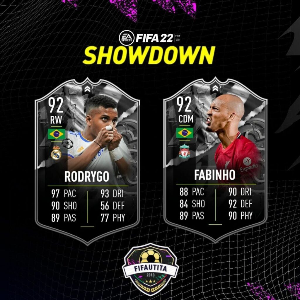 FIFA 22: Rodrygo Vs Fabinho Showdown SBC