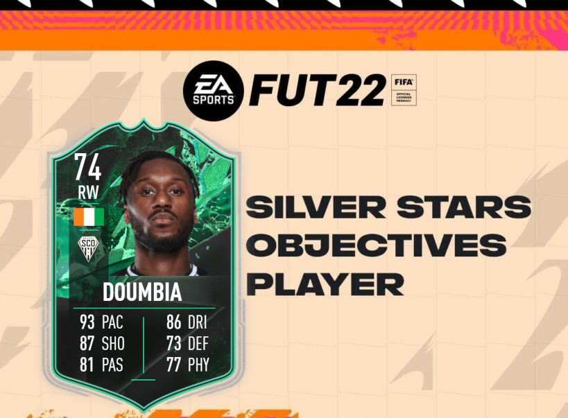FIFA 22: Doumbia Mutaforma Silver Stars player objective