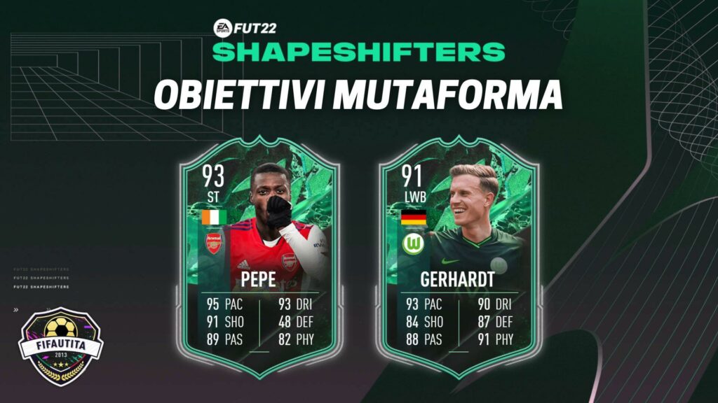 FIFA 22: Pépé e Gerhardt Shapeshifters player objectives