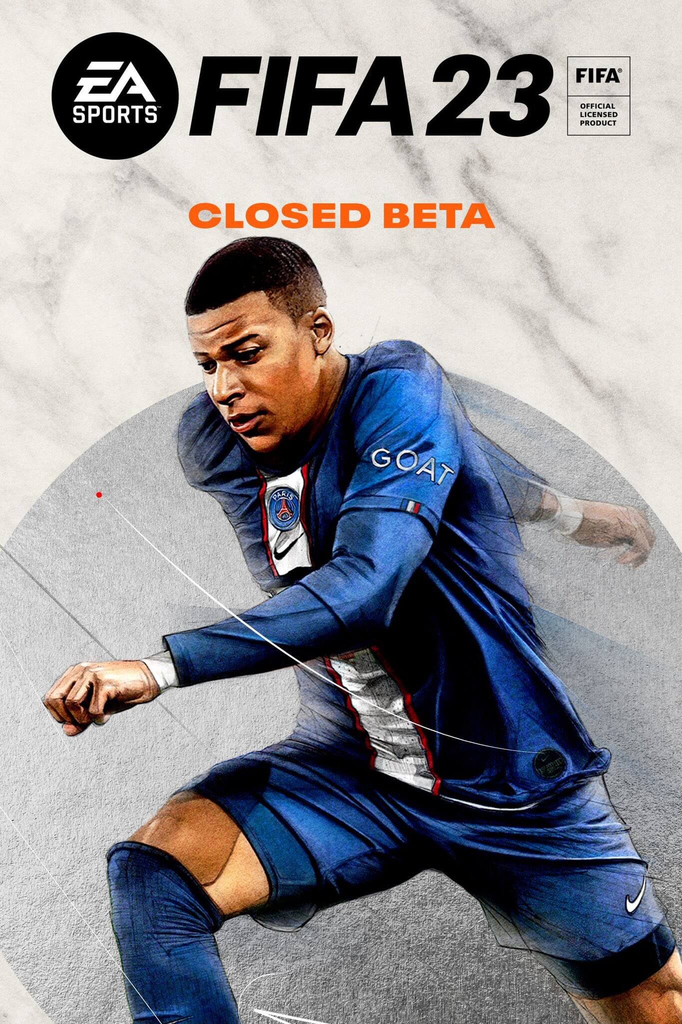 FIFA 23: copertina Closed BETA con Mbappé