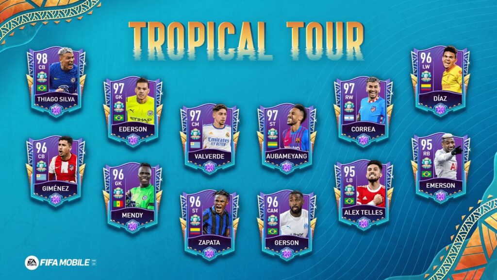 FIFA Mobile: Tropical Tour team