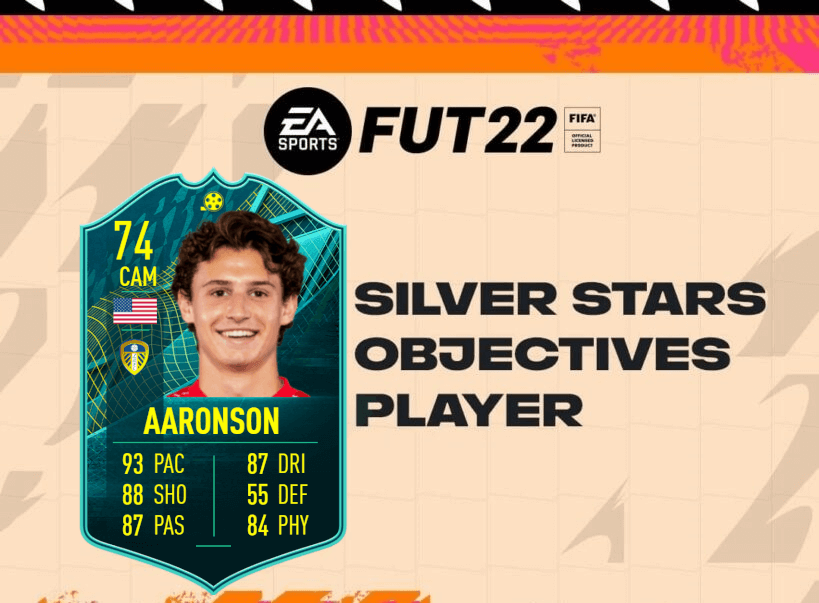 FIFA 22: Aarons Silver Stars player objective