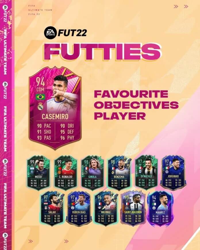 FIFA 22: Casemiro Futties favourite player objective