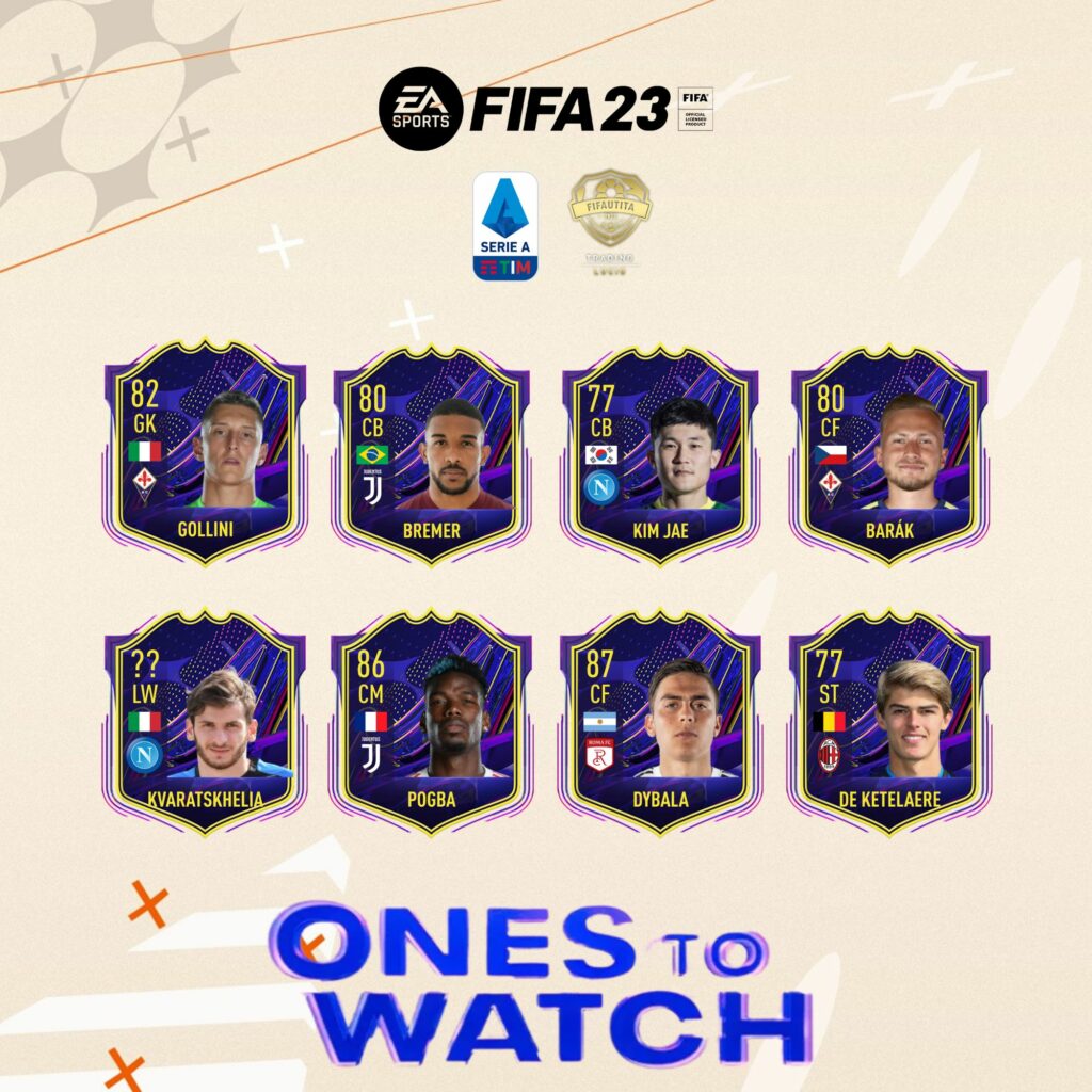 FIFA 23: Serie A Tim Ones to Watch prediction