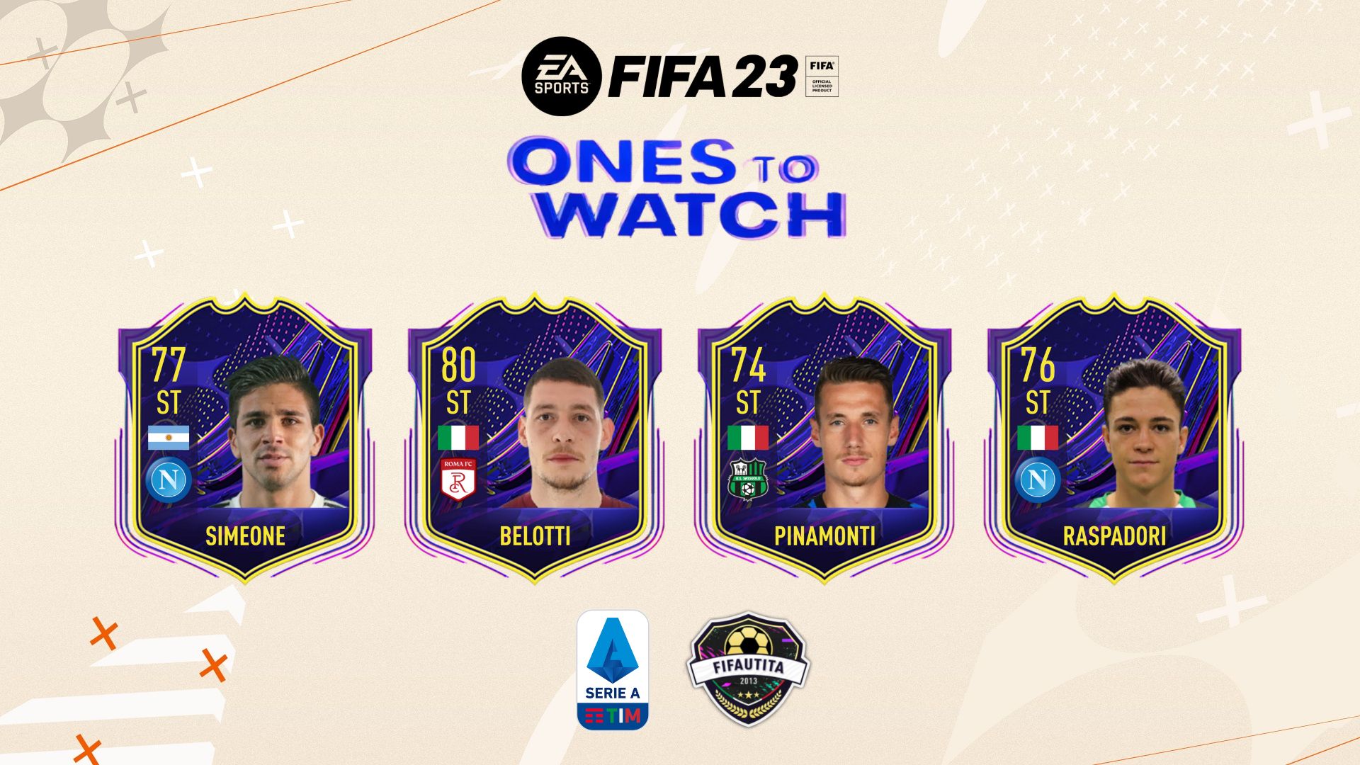 FIFA 23 OTW: Attaccanti Serie A Ones to Watch prediction
