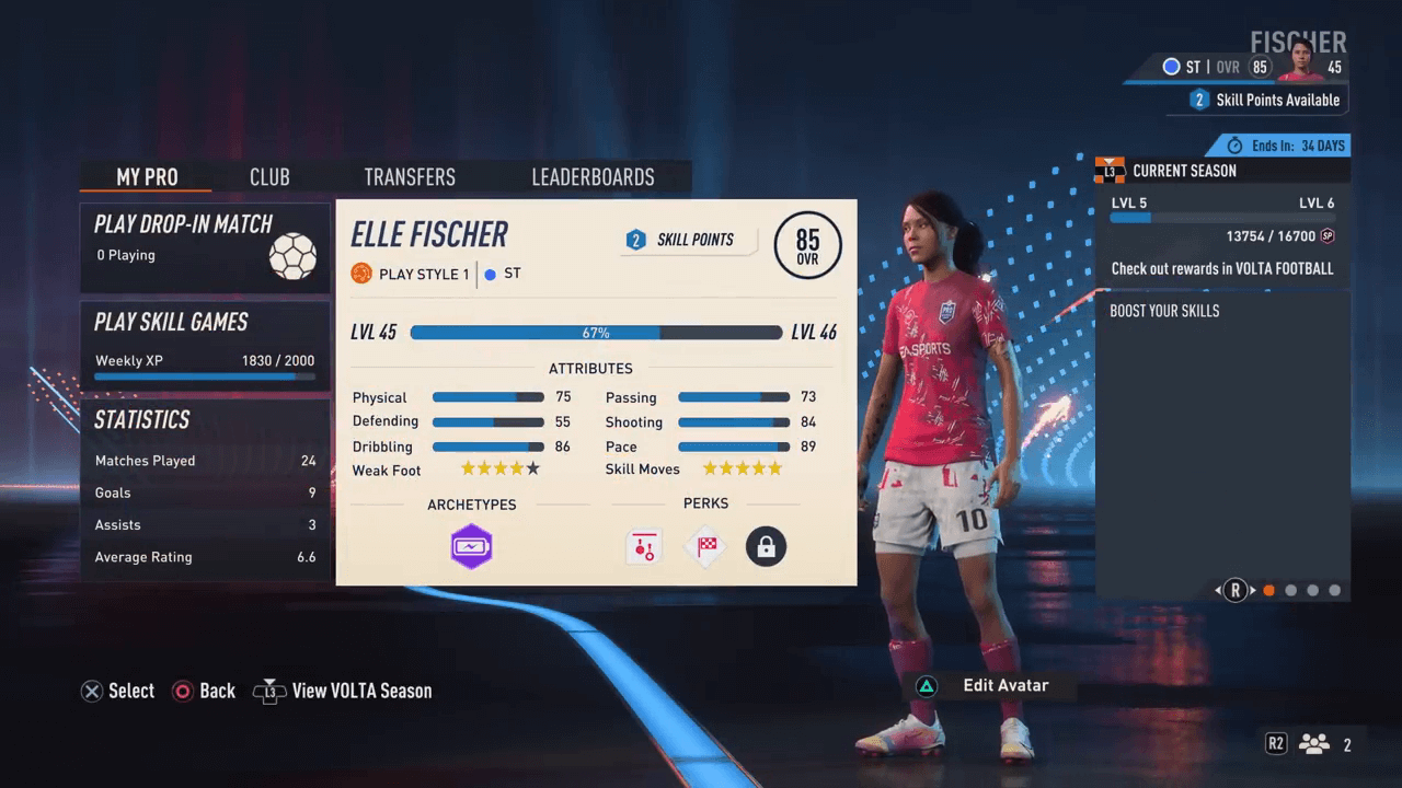 FIFA 23 PRO Club player