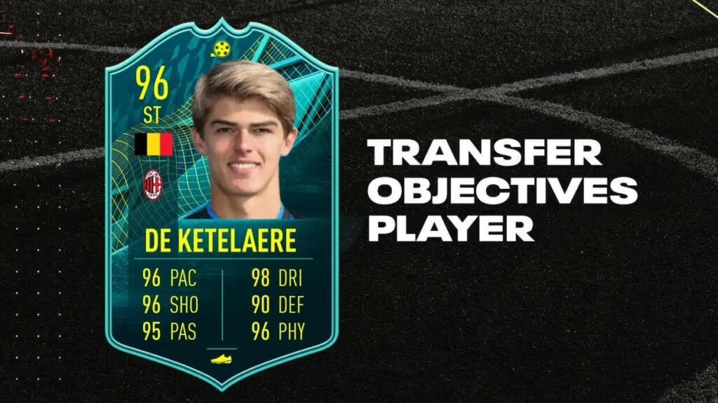 FIFA 22: De Ketelaere Pre-Season player objective