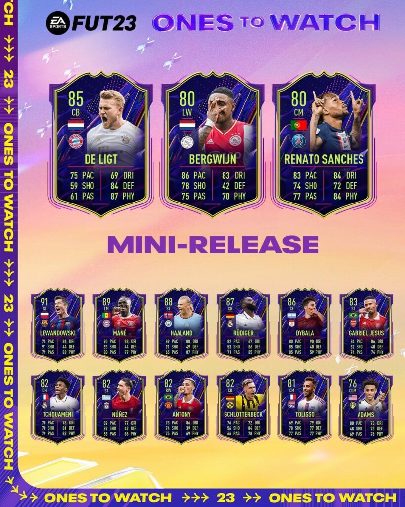 FIFA 23: Ones to Watch mini-release