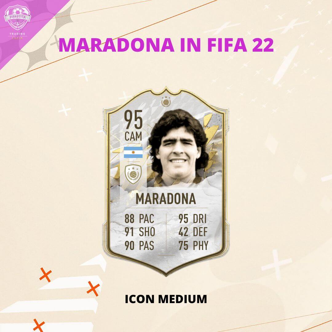 Maradona Icon Medium in FUT 22