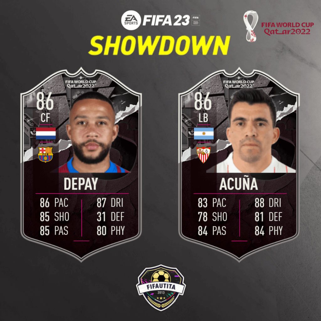 FIFA 23: Depay Vs Acuna Showdown SBC
