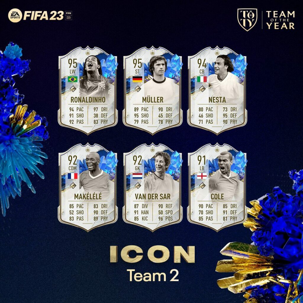 FIFA 23: TOTY Icon team 2